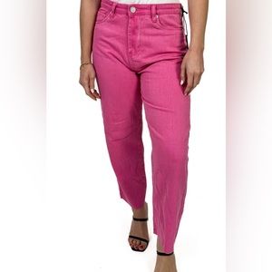 BlankNYC Pink Straight Leg Jeans NWT